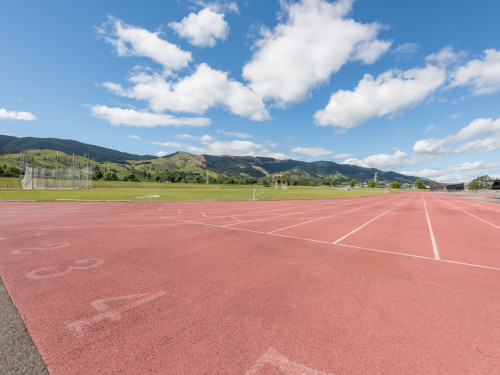 Saxton Athletics close up image of Track