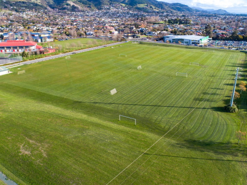 Drone photo of Avery Field