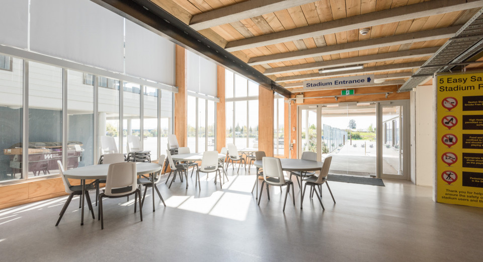 Entrance and Concourse Saxton Stadium